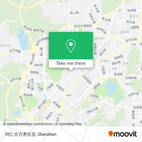 同仁古方养生堂 map