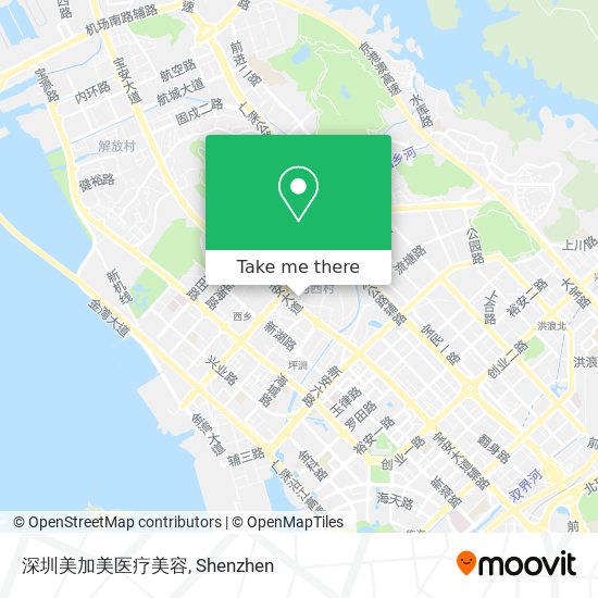 深圳美加美医疗美容 map