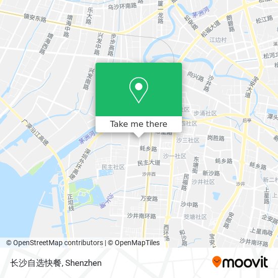 长沙自选快餐 map