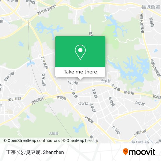 正宗长沙臭豆腐 map