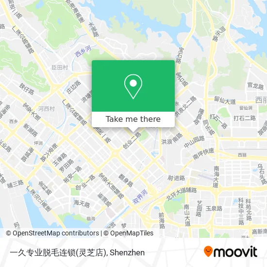 一久专业脱毛连锁(灵芝店) map