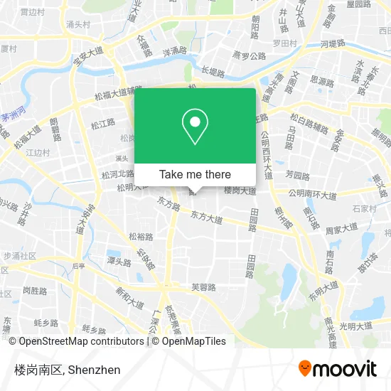 楼岗南区 map