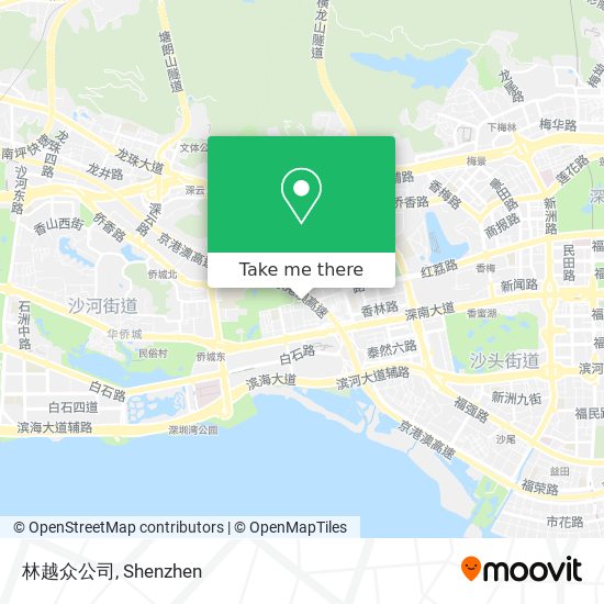 林越众公司 map