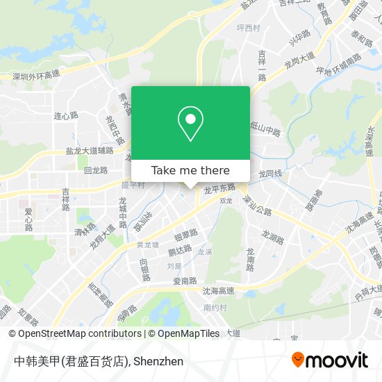 中韩美甲(君盛百货店) map