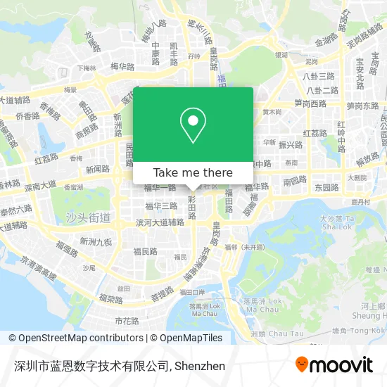 深圳市蓝恩数字技术有限公司 map