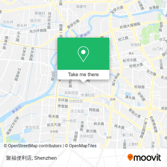 聚福便利店 map