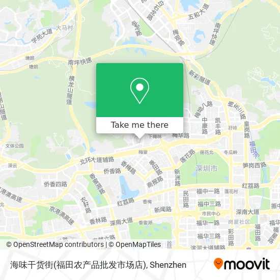 海味干货街(福田农产品批发市场店) map