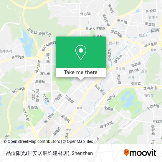 品位阳光(国安居装饰建材店) map