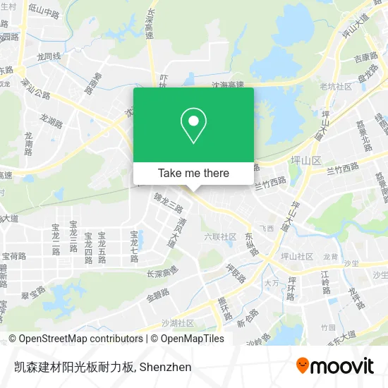 凯森建材阳光板耐力板 map