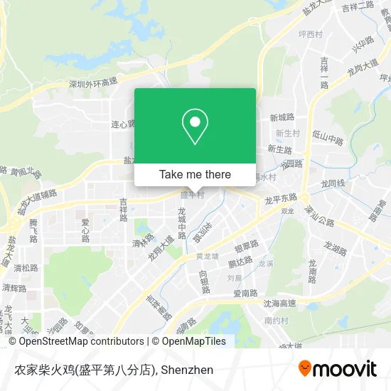 农家柴火鸡(盛平第八分店) map