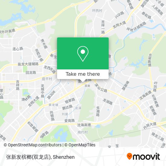 张新发槟榔(双龙店) map