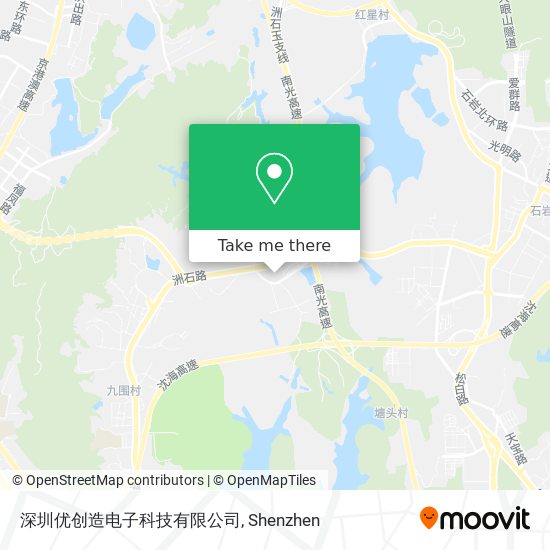 深圳优创造电子科技有限公司 map