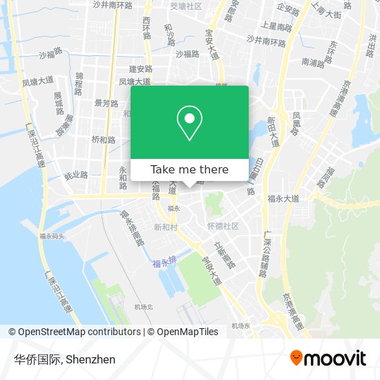 华侨国际 map
