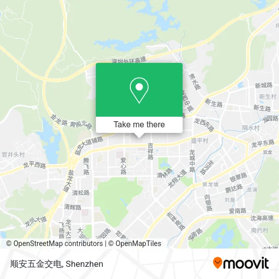 顺安五金交电 map