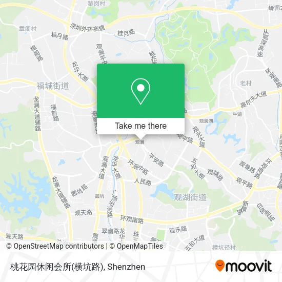 桃花园休闲会所(横坑路) map