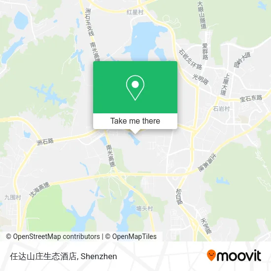 任达山庄生态酒店 map