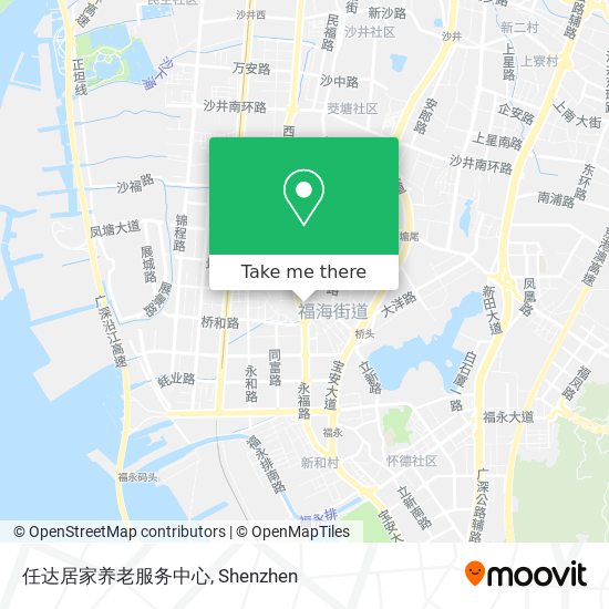 任达居家养老服务中心 map