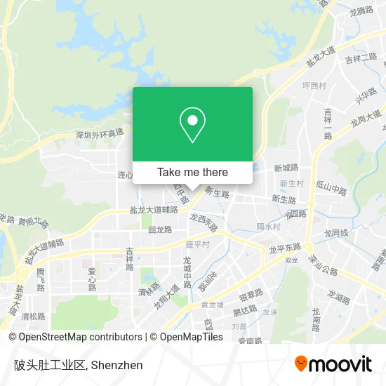 陂头肚工业区 map