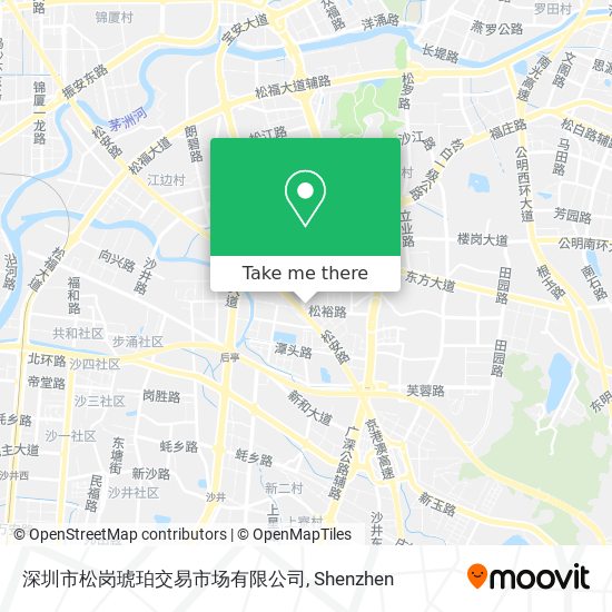 深圳市松岗琥珀交易市场有限公司 map