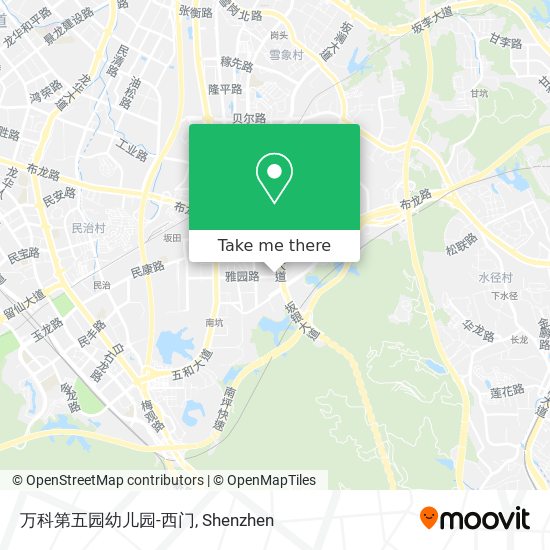 万科第五园幼儿园-西门 map