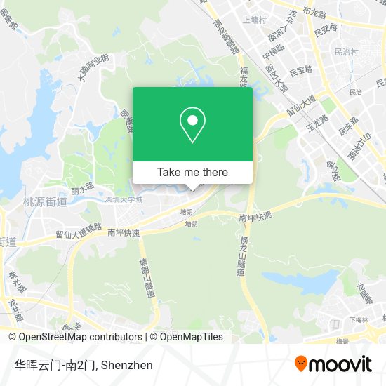 华晖云门-南2门 map