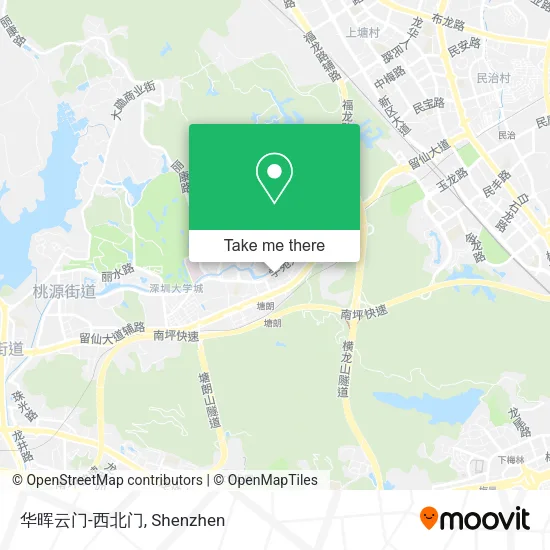 华晖云门-西北门 map