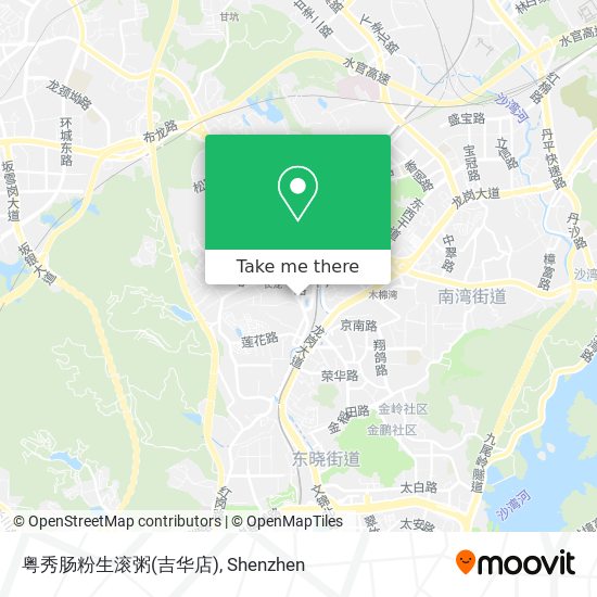 粤秀肠粉生滚粥(吉华店) map