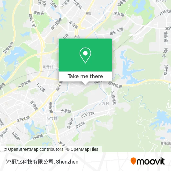 鸿冠钇科技有限公司 map