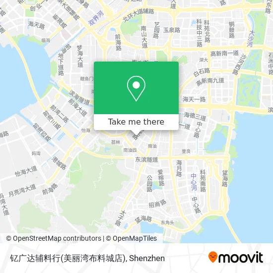 钇广达辅料行(美丽湾布料城店) map