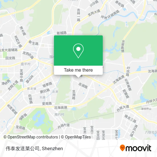 伟泰发送菜公司 map