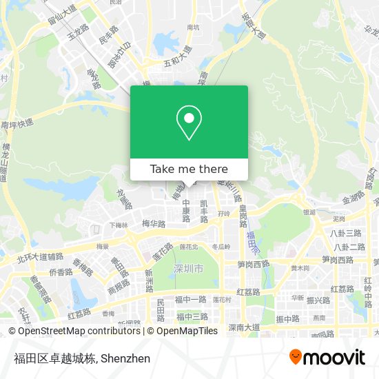 福田区卓越城栋 map
