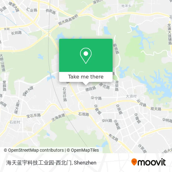 海天蓝宇科技工业园-西北门 map