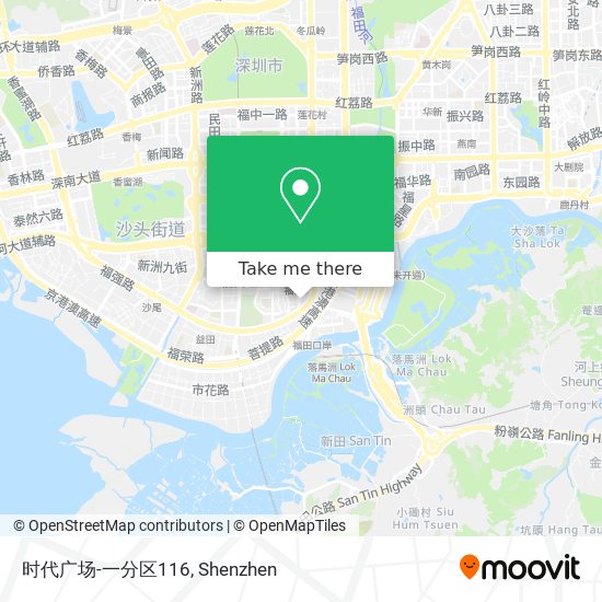 时代广场-一分区116 map