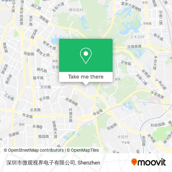 深圳市微观视界电子有限公司 map