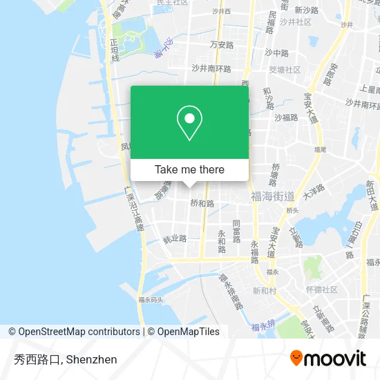 秀西路口 map