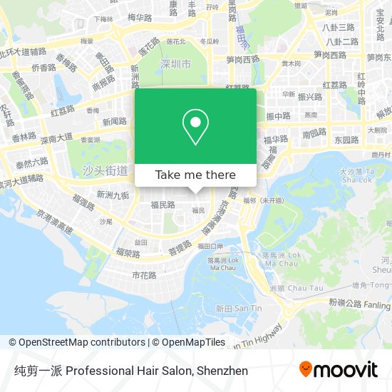 纯剪一派 Professional Hair Salon map