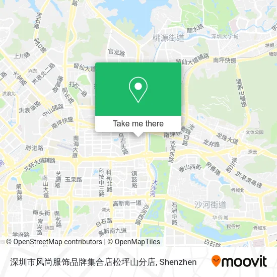 深圳市风尚服饰品牌集合店松坪山分店 map