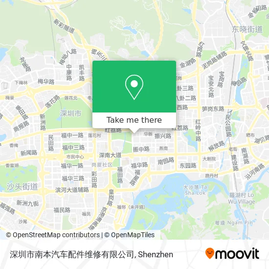 深圳市南本汽车配件维修有限公司 map