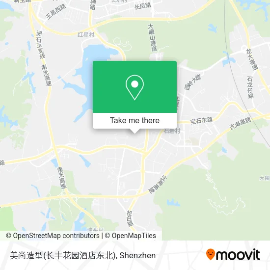 美尚造型(长丰花园酒店东北) map