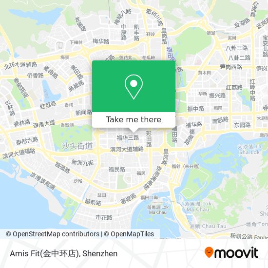Amis Fit(金中环店) map