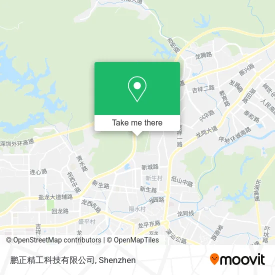 鹏正精工科技有限公司 map
