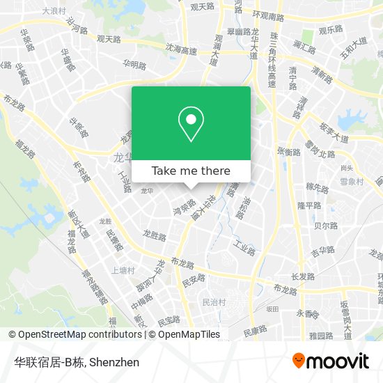 华联宿居-B栋 map