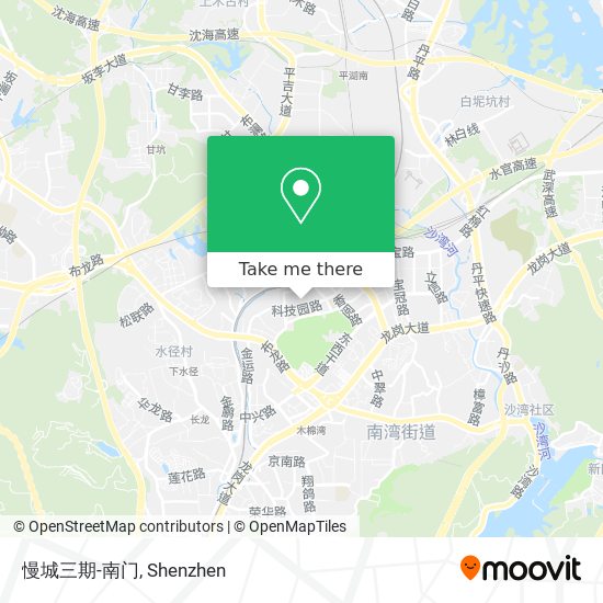 慢城三期-南门 map
