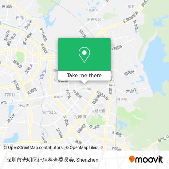 深圳市光明区纪律检查委员会 map