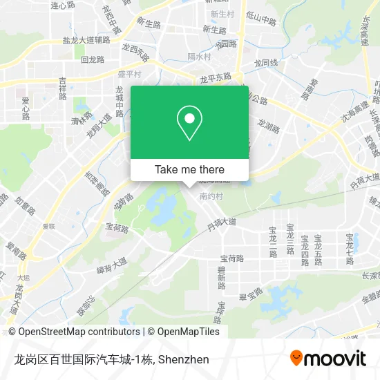 龙岗区百世国际汽车城-1栋 map