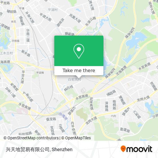 兴天地贸易有限公司 map