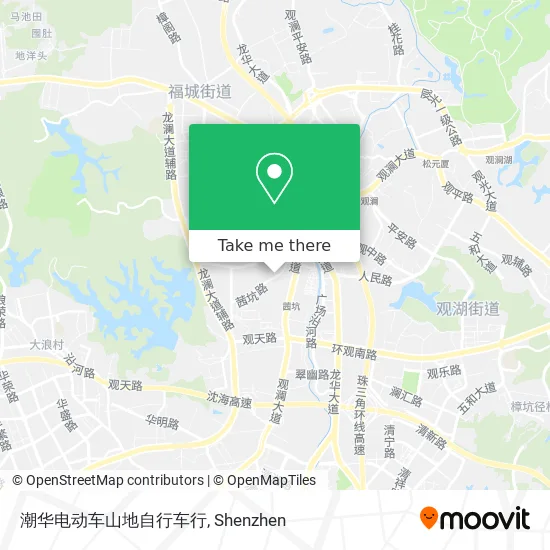 潮华电动车山地自行车行 map
