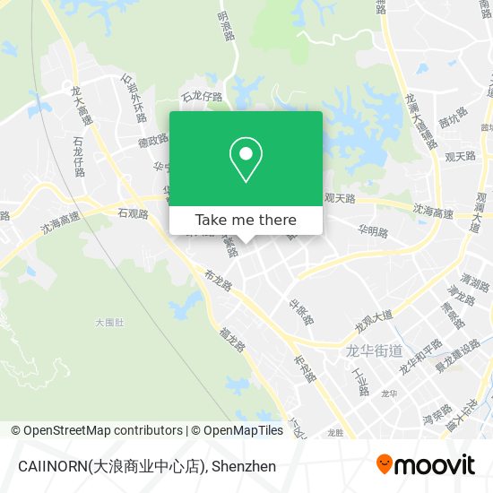 CAIINORN(大浪商业中心店) map