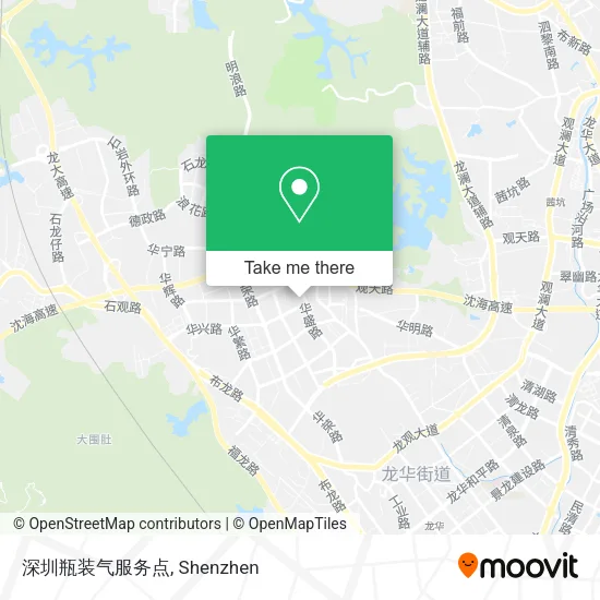 深圳瓶装气服务点 map