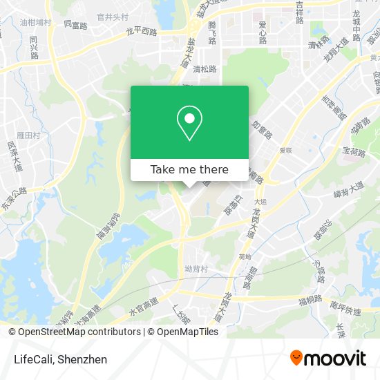 LifeCali map